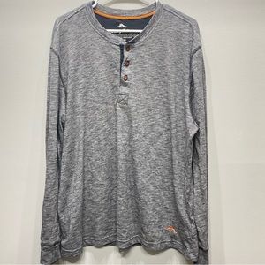 Tommy Bahama Oahu Shores Long-Sleeve Henley T-Shirt